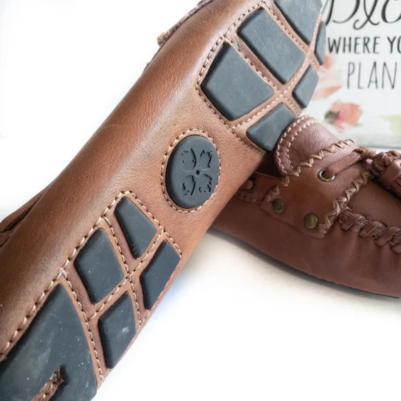 EUC Patricia Nash Domenica Leather Tassel Loafers - Picture 5 of 6